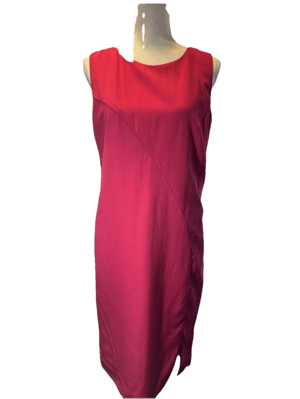 Austin Reed London NY Dress- Hot Pink Vintage Beauty-90s Barbiecore Office Siren